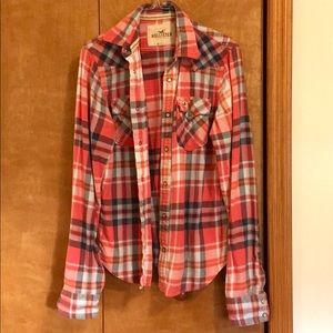 Hollister Flannel, Size Medium